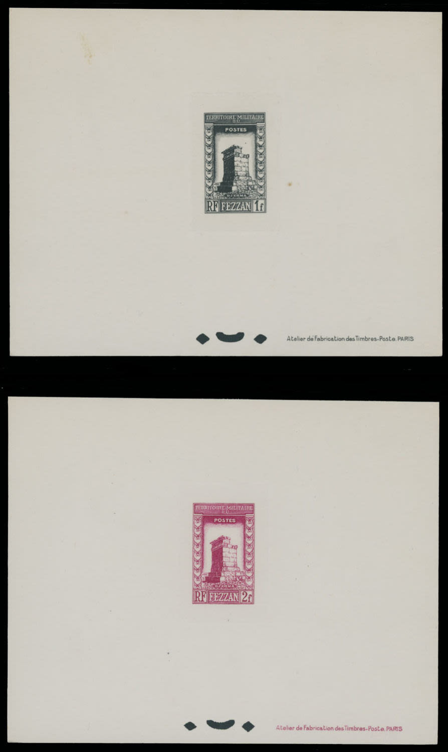 Lot 806: France - Fezzan