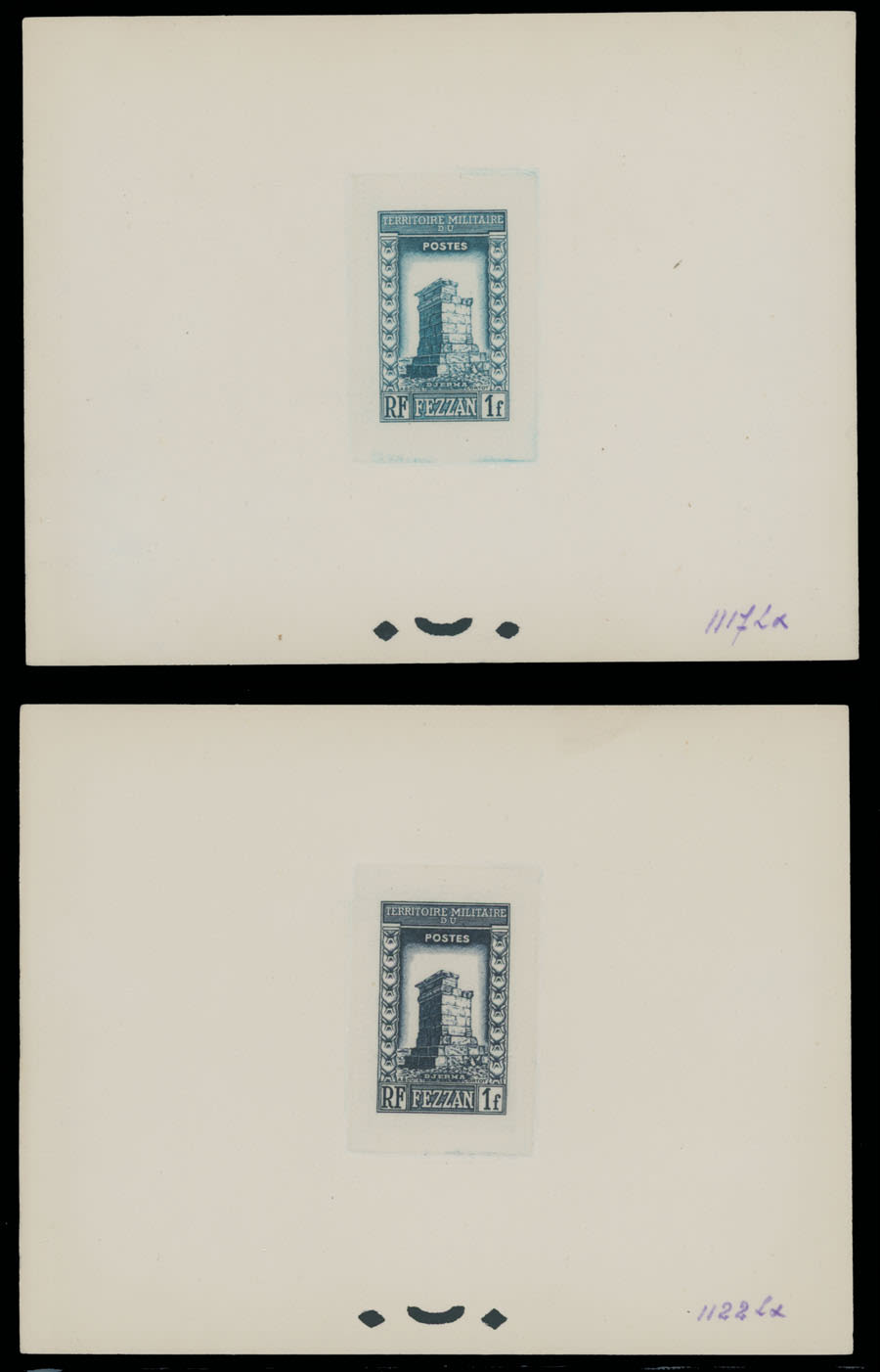Lot 807: France - Fezzan