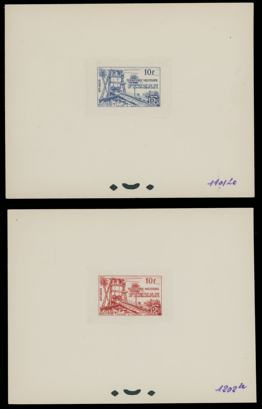 Lot 809: France - Fezzan