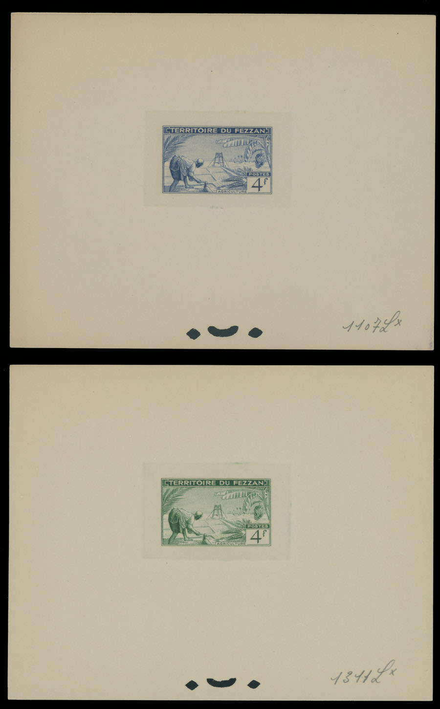 Lot 816: France - Fezzan
