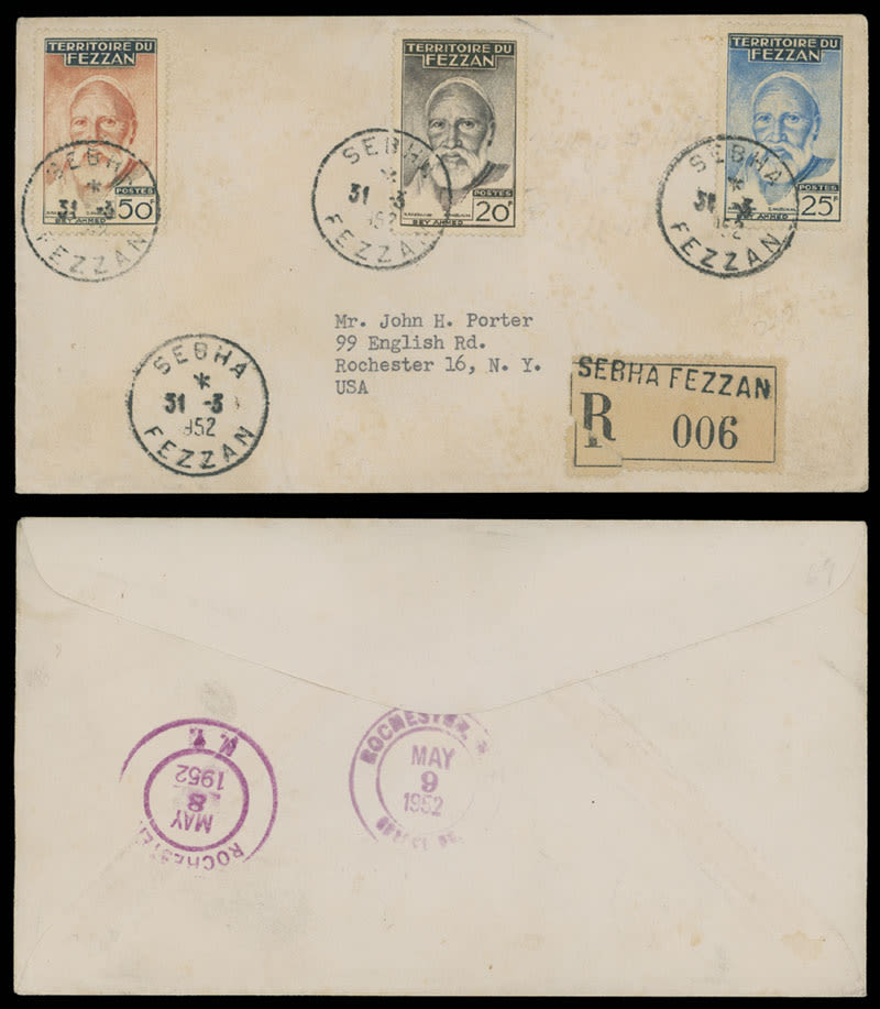 Lot 818: France - Fezzan