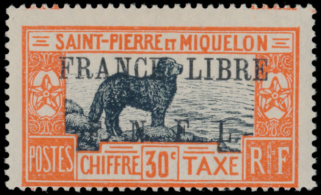 Lot 840: French Colonies - St. Pierre et Miquelon - Postage Due stamps