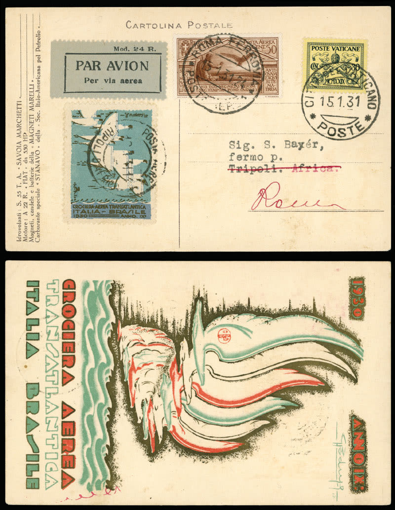 Lot 180: Worldwide Air Post Stamps and Postal History - Vatican City