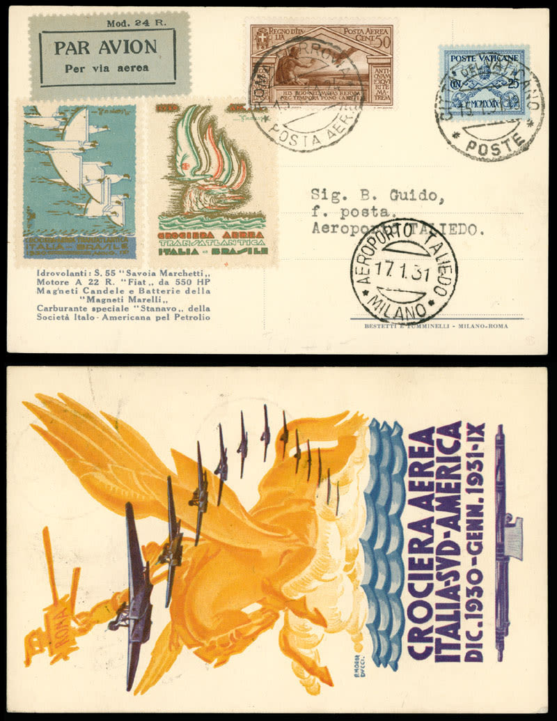 Lot 181: Worldwide Air Post Stamps and Postal History - Vatican City