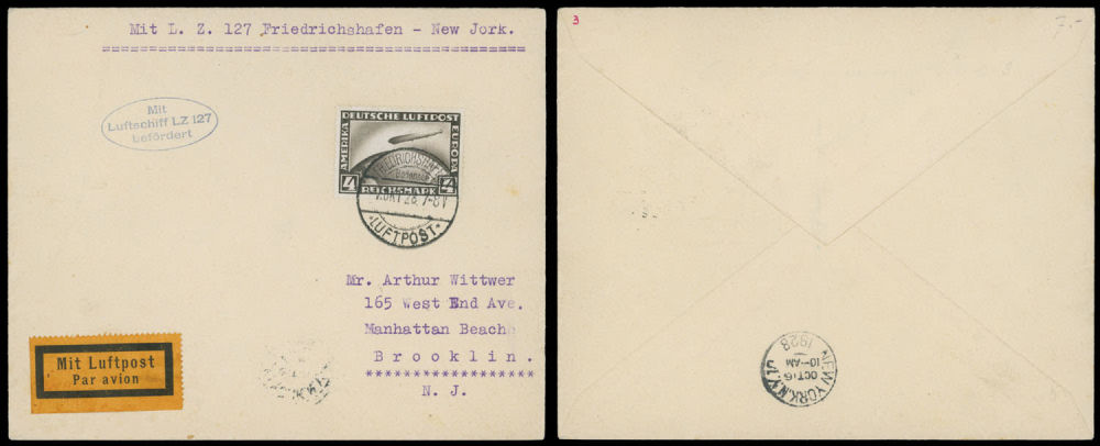 Lot 222: Worldwide Zeppelin Flights  - Germany