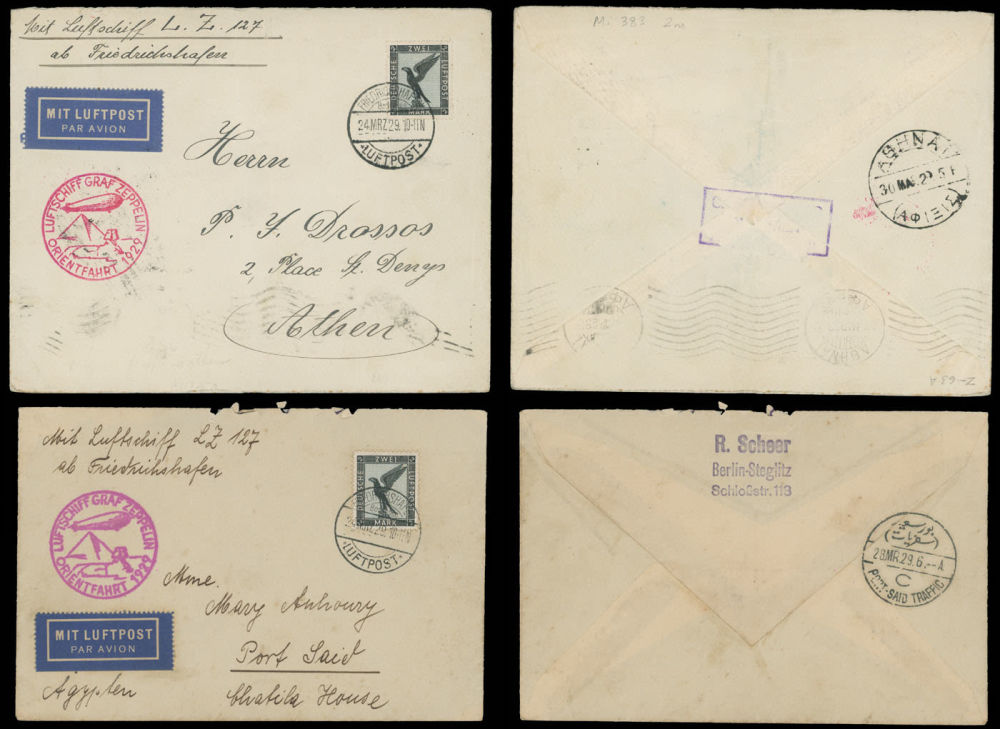 Lot 223: Worldwide Zeppelin Flights  - Germany