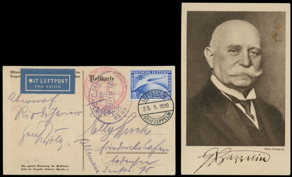 Lot 234: Worldwide Zeppelin Flights  - Germany