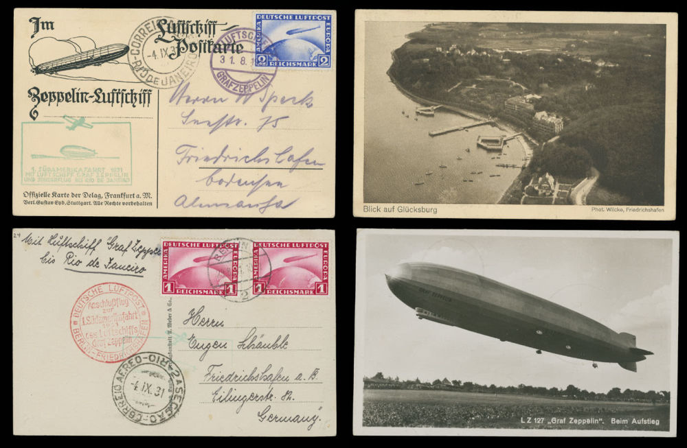 Lot 245: Worldwide Zeppelin Flights  - Germany