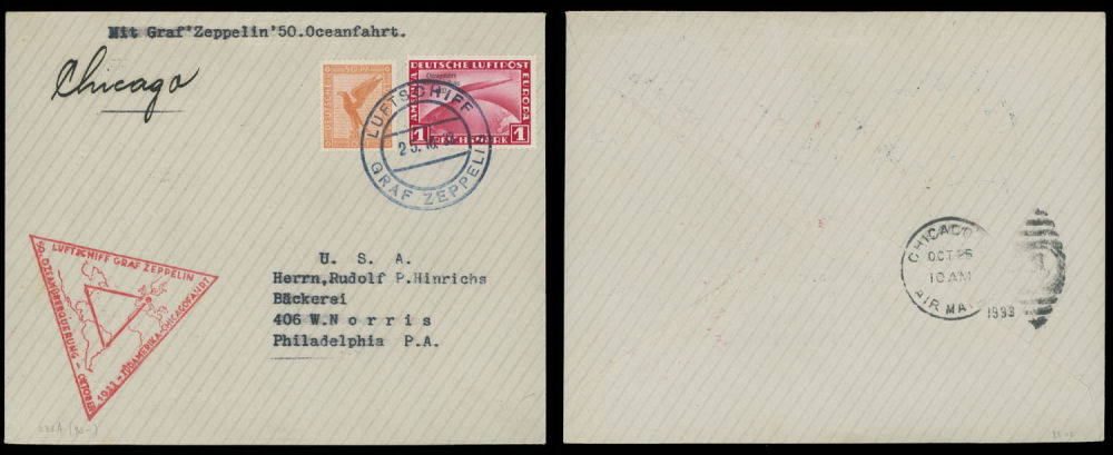 Lot 253: Worldwide Zeppelin Flights  - Germany