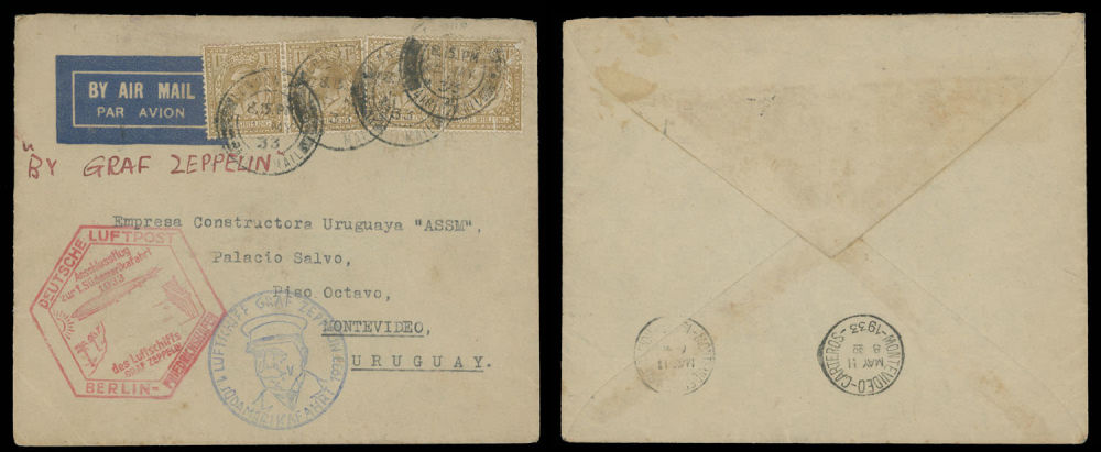 Lot 260: Worldwide Zeppelin Flights  - Great Britain