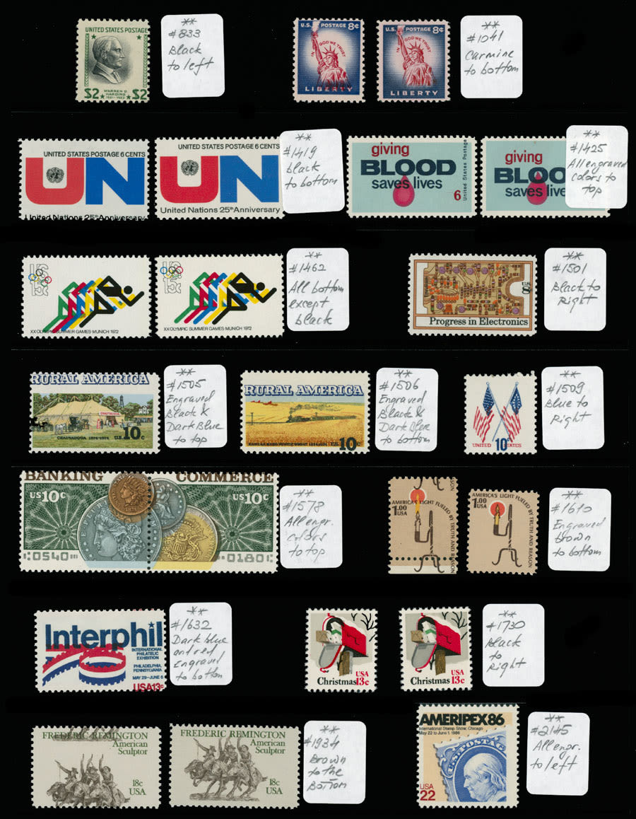 Lot 534: United States  - Modern Errors