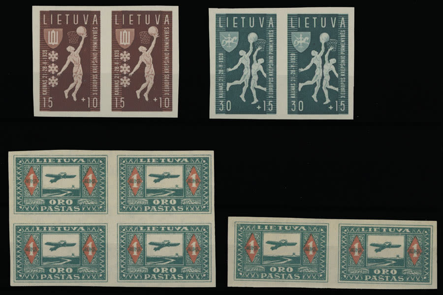 Lot 1023: Lithuania  - Semi - Postal issues