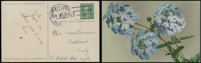Worldwide Air Post Stamps and Postal History - United States. 1912 (February 22), First Flight 