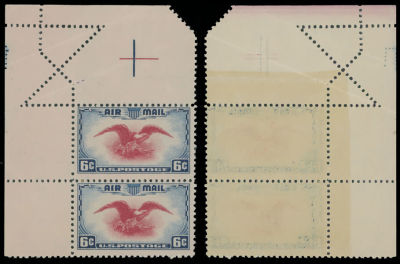 Worldwide Air Post Stamps and Postal History - United States. 1938, Eagle Holding Shield, 6c 