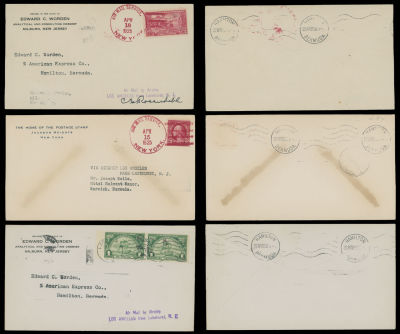 Worldwide Air Post Stamps and Postal History - United States. ZEPPELIN FLIGHTS: 1925 (April 