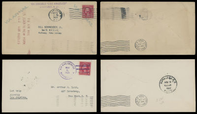 Worldwide Air Post Stamps and Postal History - United States. ZEPPELIN FLIGHTS: 1925 (May 10-11) 