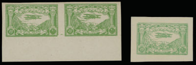Worldwide Air Post Stamps and Postal History - Afghanistan. 1939, Airplane over Kabul, 20af 