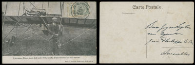 Worldwide Air Post Stamps and Postal History - Belgium and Belgian Congo. 1910 (August 4) 