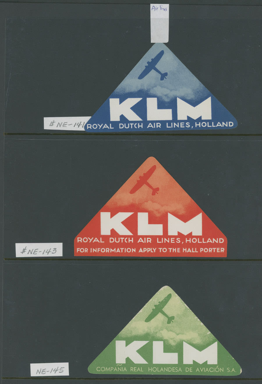 Lot 156: Worldwide Air Post Stamps and Postal History - Netherlands