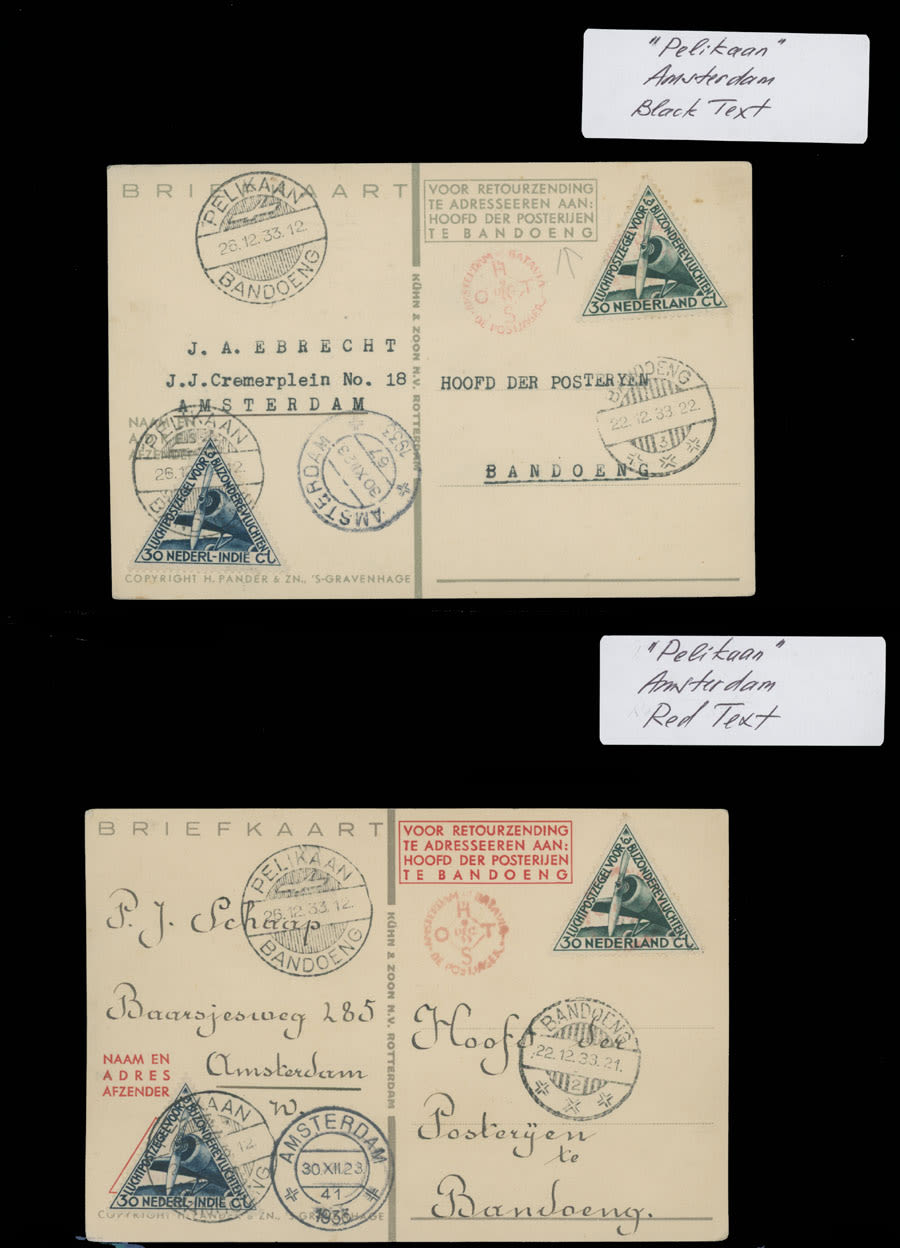 Lot 157: Worldwide Air Post Stamps and Postal History - Netherlands