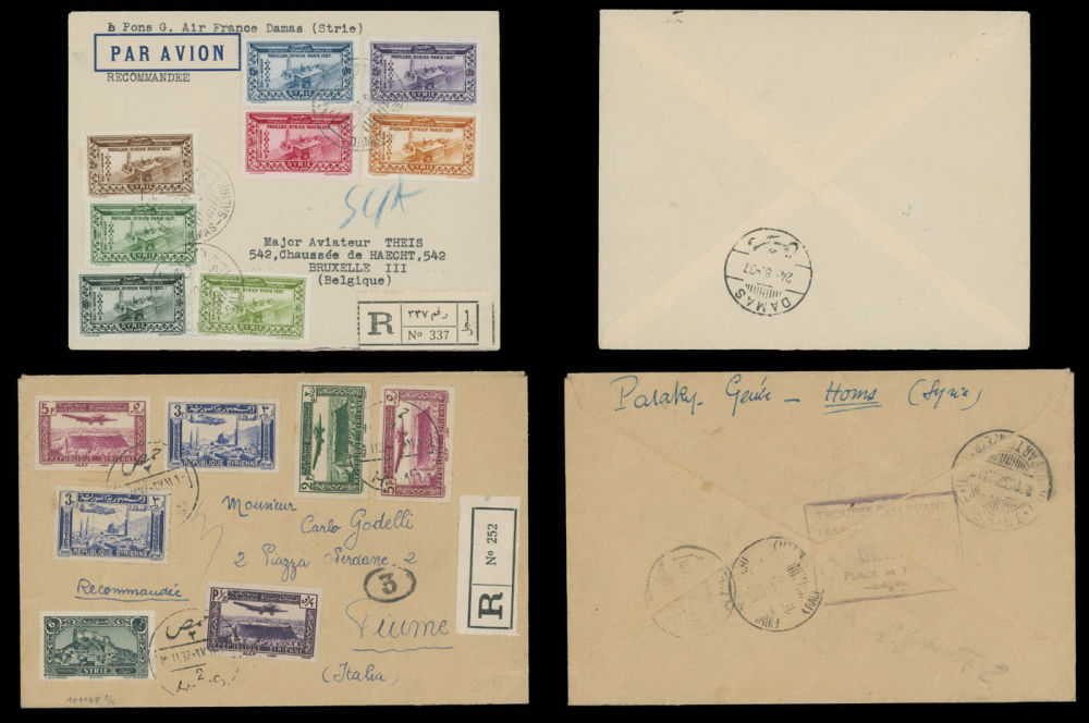 Lot 206: Worldwide Air Post Stamps and Postal History - Syria