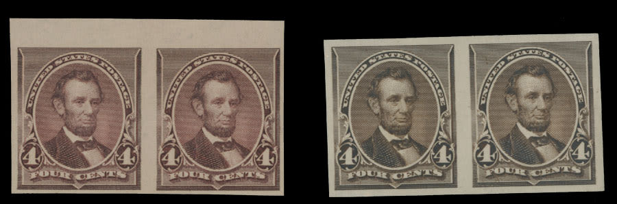 Lot 220: United States - Classic Stamps, Proofs and Multiples