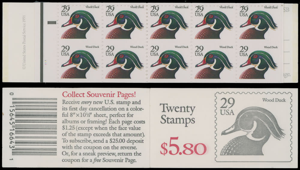 Lot 381: United States - Stamp Booklets