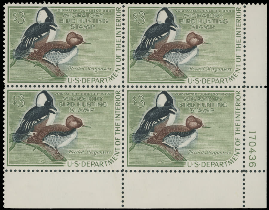 Lot 390: United States - Hunting Permit stamps