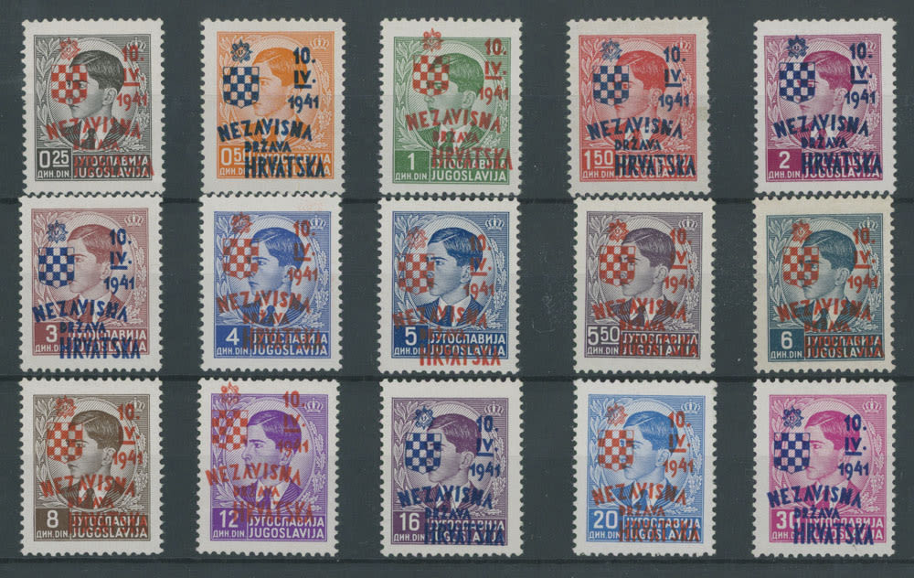 Lot 779: Croatia - Semi - Postal issues
