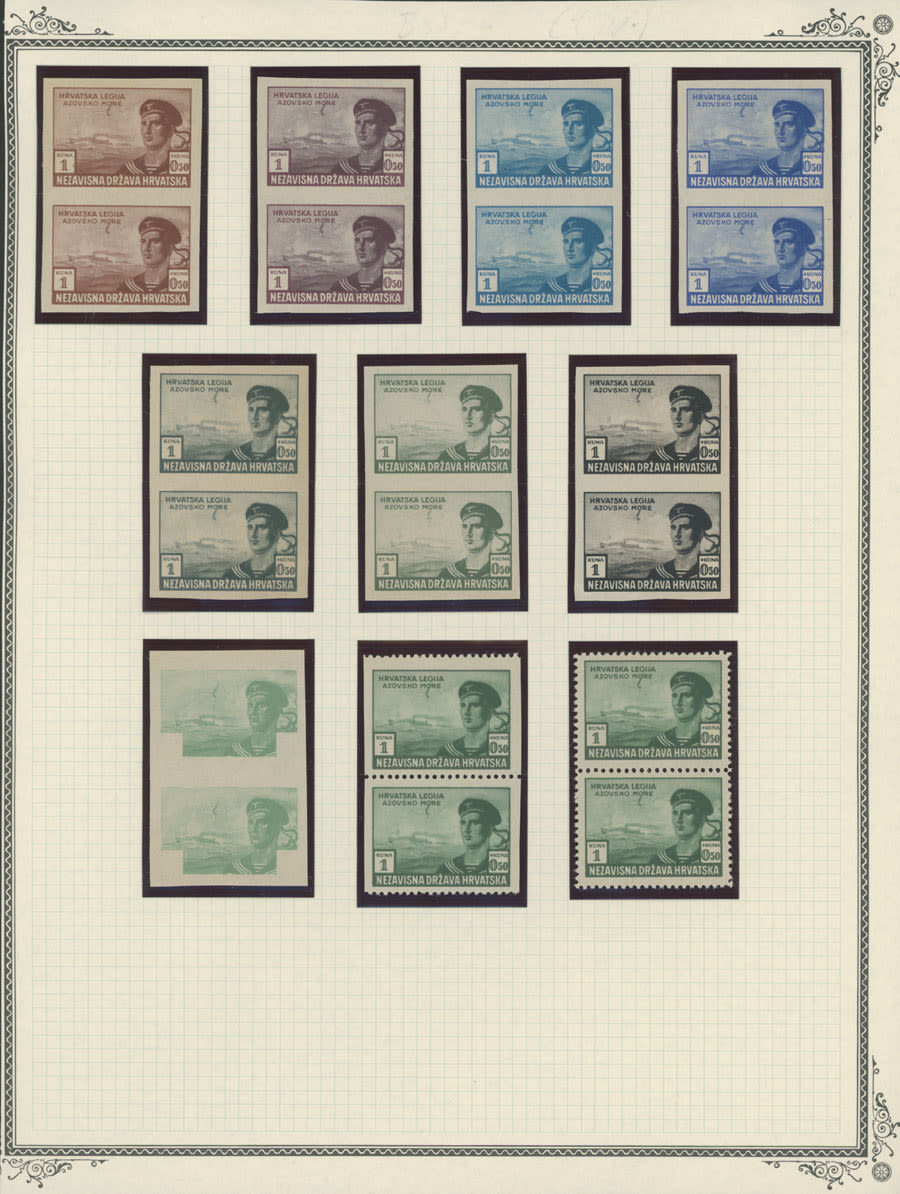 Lot 783: Croatia - Semi - Postal issues