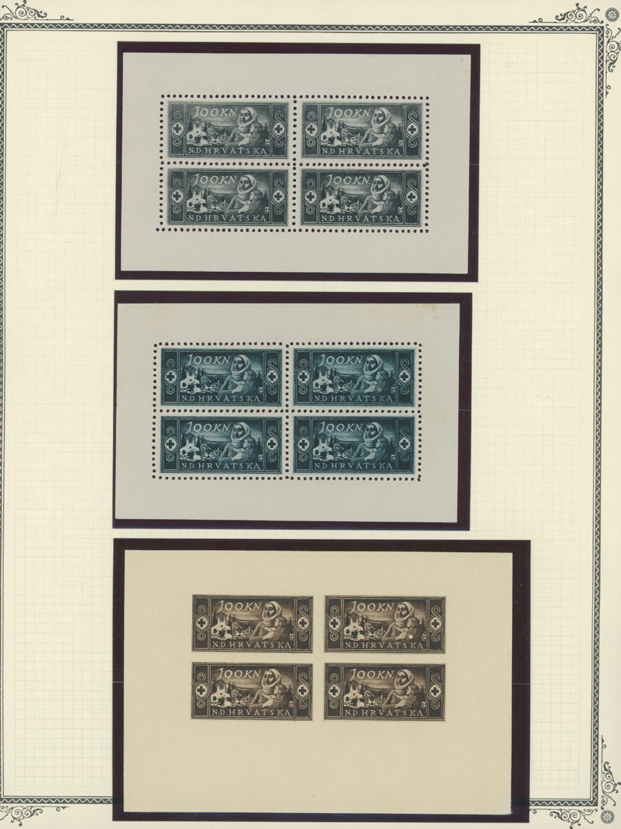 Lot 790: Croatia - Semi - Postal issues