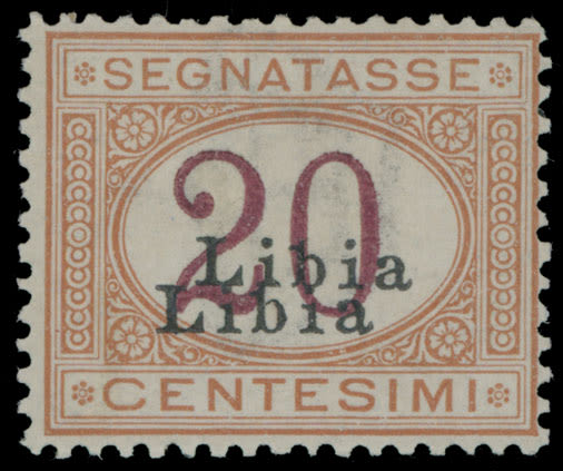 Lot 918: Italian Colonies - Libya - Postage Due stamps
