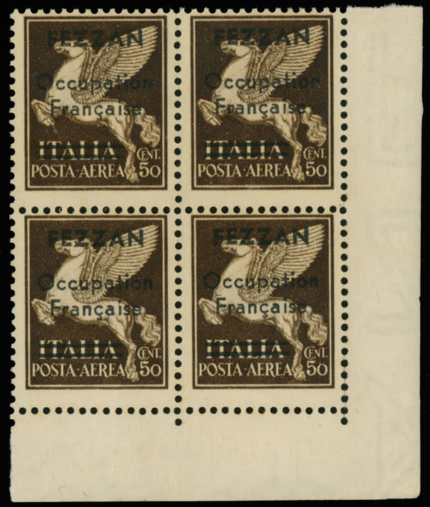 Lot 999: French Occupation of Fezzan (Libya) - Air Post stamps and covers