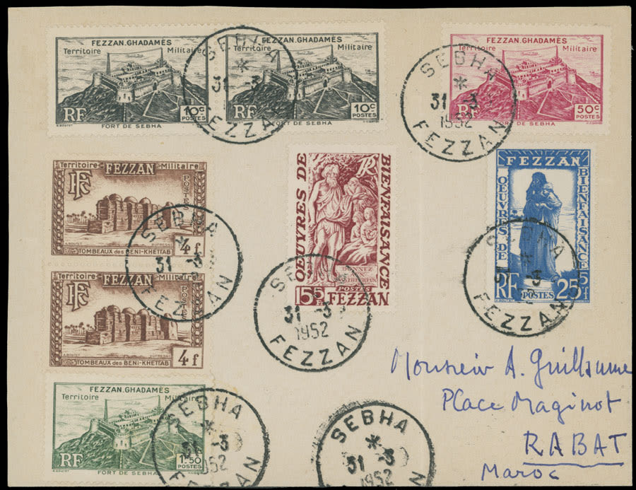 Lot 1024: Fezzan (Libya) - Semi-Postal issues