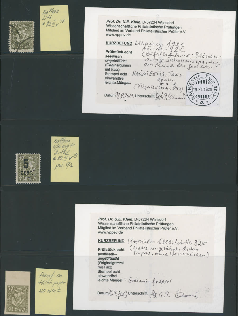 Lot 1055: Lithuania