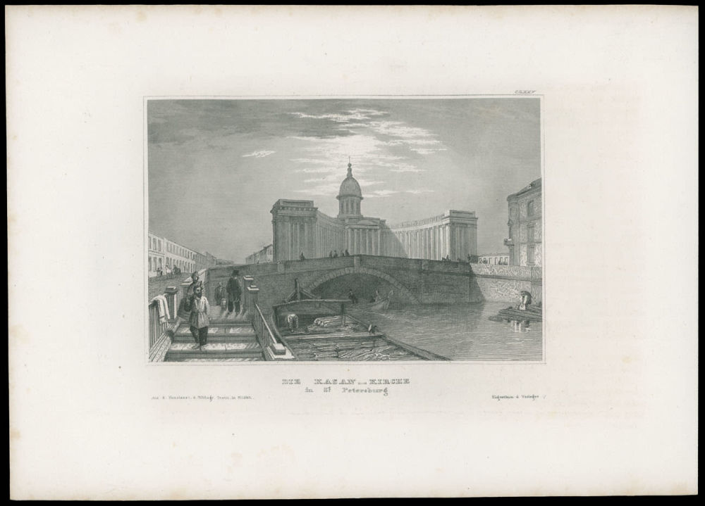 Lot 1158: Imperial Russia - Old Engraved Prints of City Views