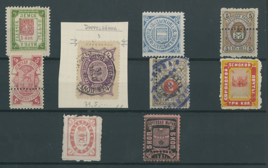 Lot 1476: Zemstvo (Rural Post) Locals