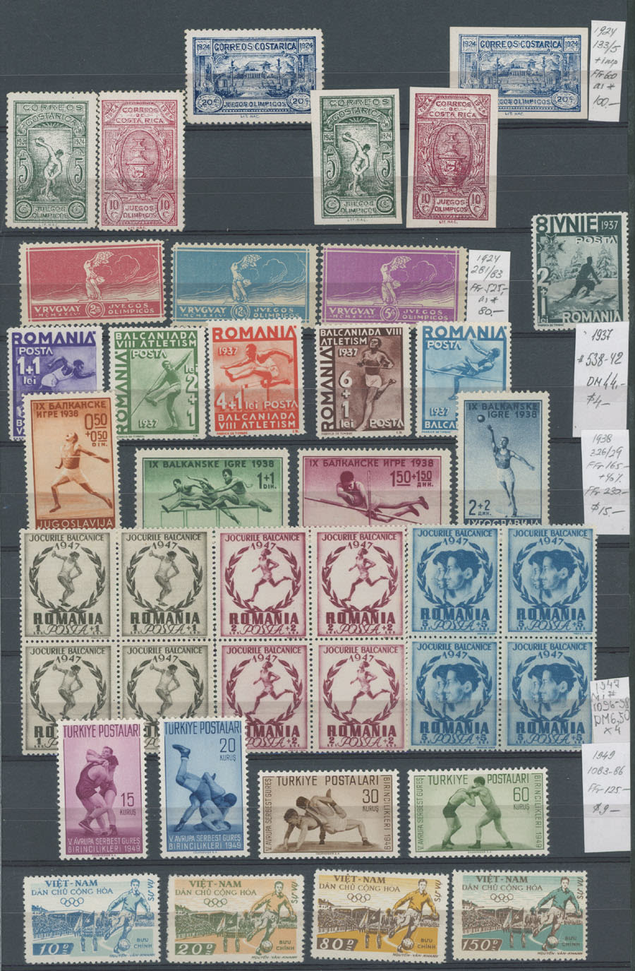 Lot 1574: Worldwide Topical Issues - Olympic Games Material