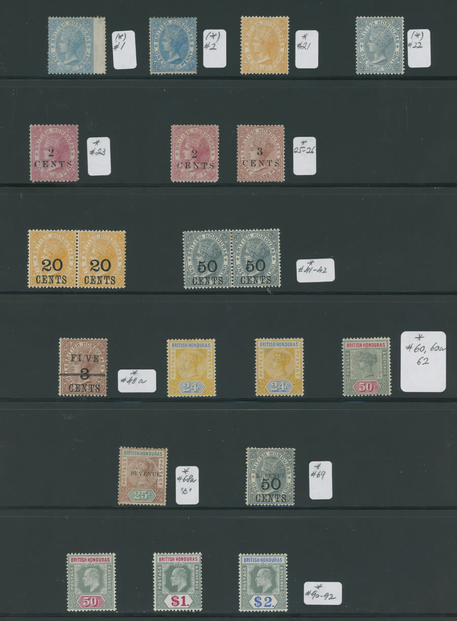 Lot 304: British Commonwealth  - British Honduras
