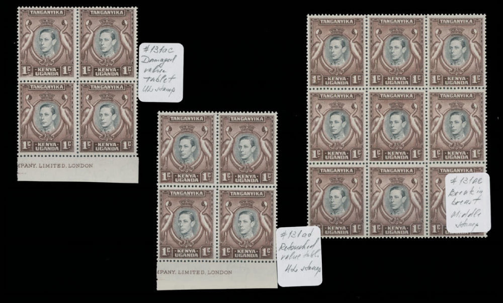 Lot 444: British Commonwealth  - Kenya, Uganda and Tanganyika
