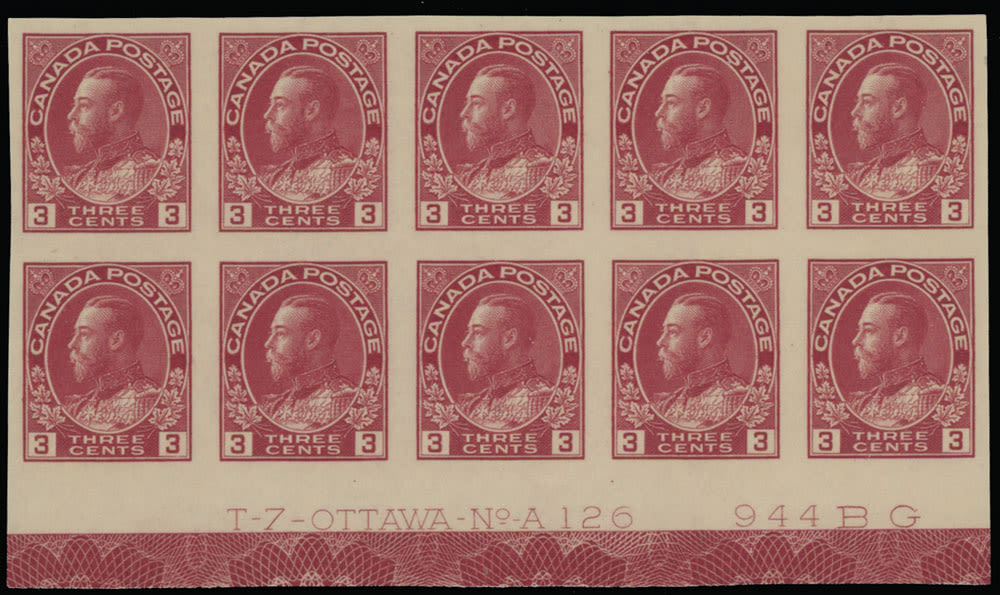 Lot 470: Canada - King George V Admiral issue