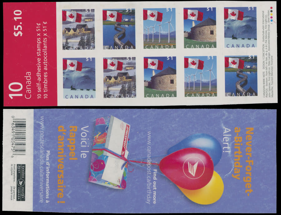 Lot 545: Canada - Stamp Booklets