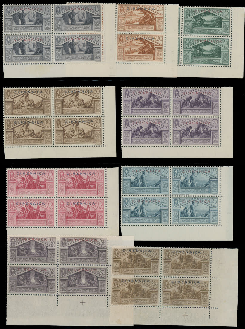 Lot 868: Italian Colonies - Common Design Types