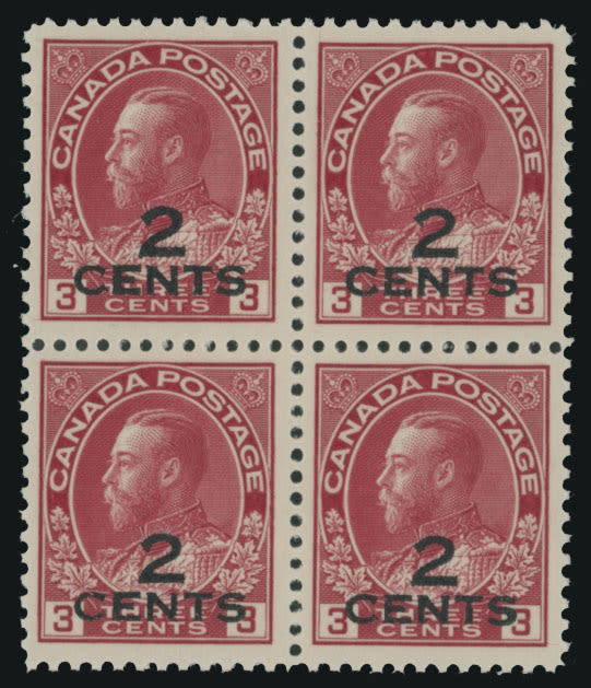 Lot 407: Canada - King George V ''Admiral'' Imperforates and Provisional issues