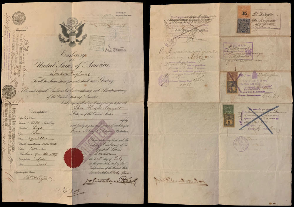 Lot 1166: Various Russian Fiscal Stamps  - Saint Petersburg