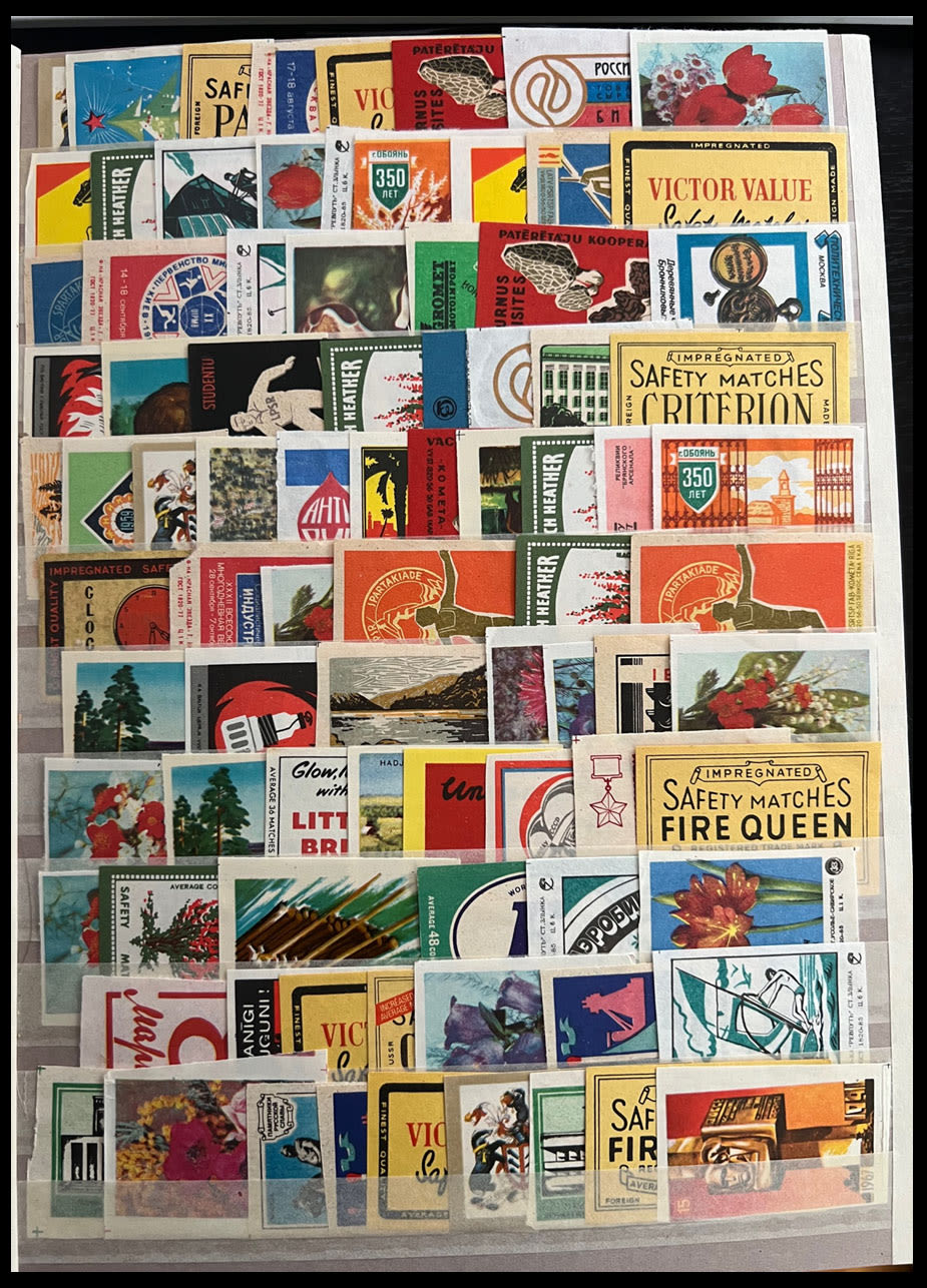 Lot 1182: Various Russian Non-Postal Labels - Collections and Large Lots