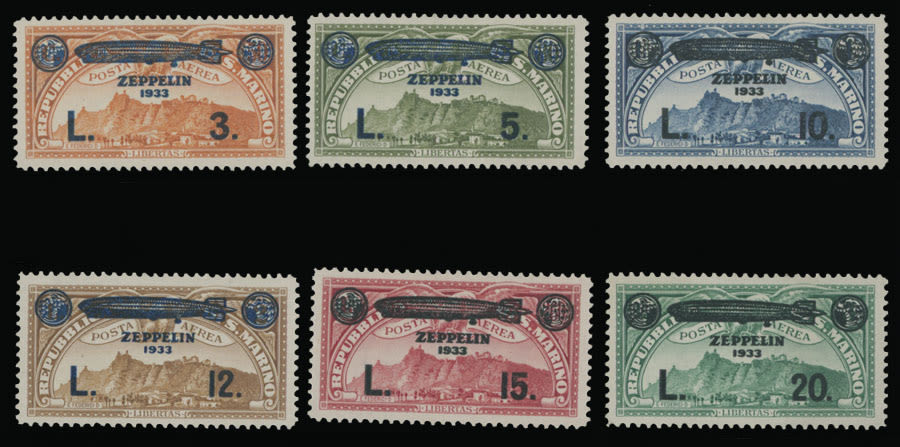 Lot 1157: Worldwide Air Post Stamps and Postal History  - San Marino
