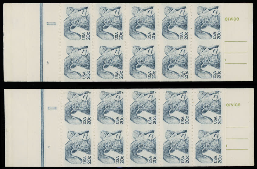 Lot 1303: United States - Stamp Booklets and Booklet Panes