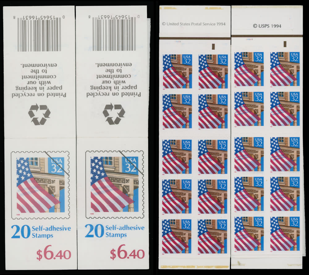Lot 1314: United States - Stamp Booklets and Booklet Panes