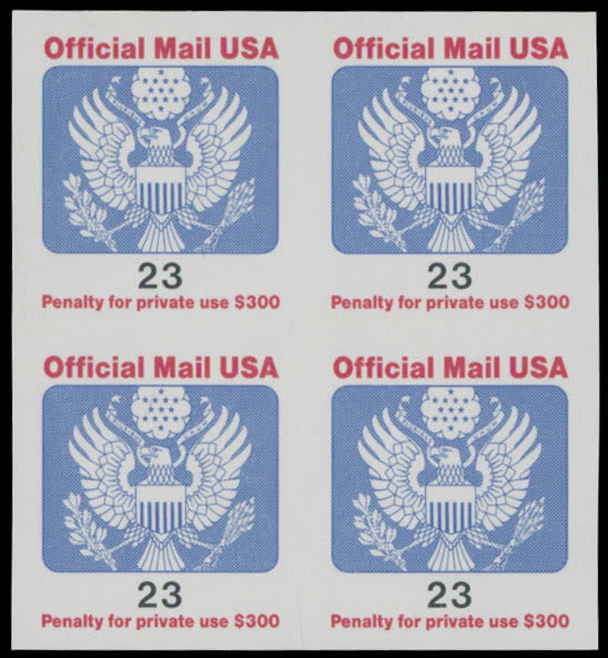 Lot 1323: United States - Official Mail